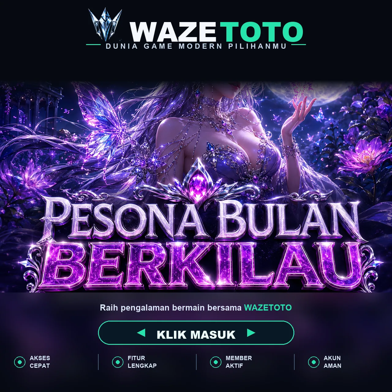 Banner resmi WAZETOTO untuk panduan pola spin slot gacor dan maxwin di mobile prima